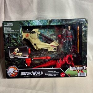 Mattel Jurassic World Legacy Collection Playset - Red and Tan